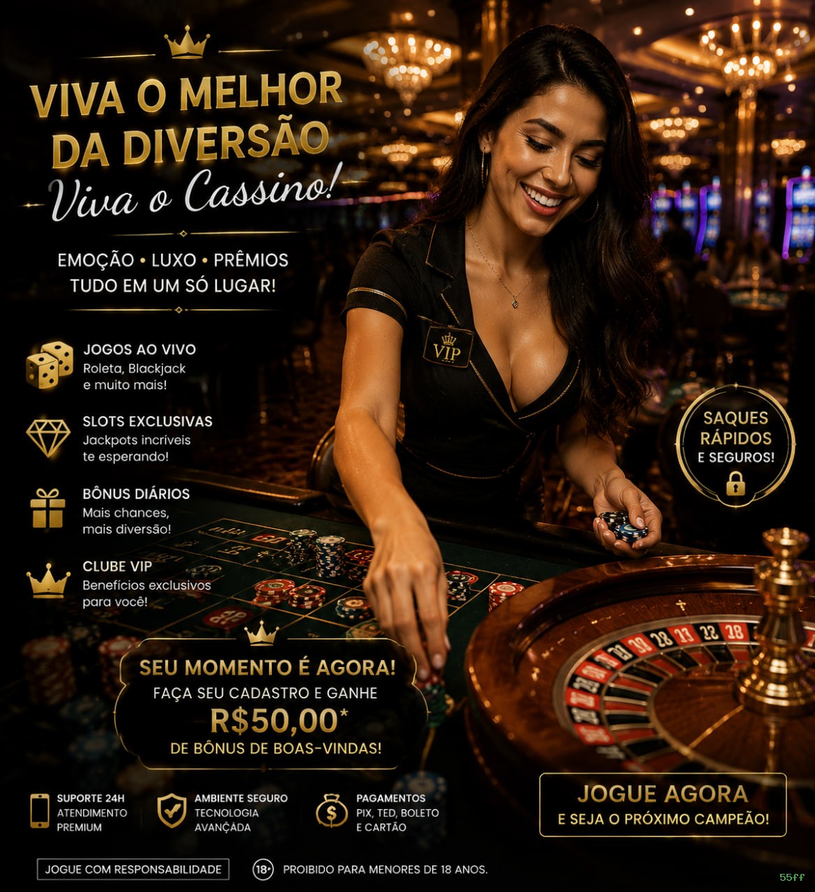 Suporte VIP 55ff - atendimento prioritário